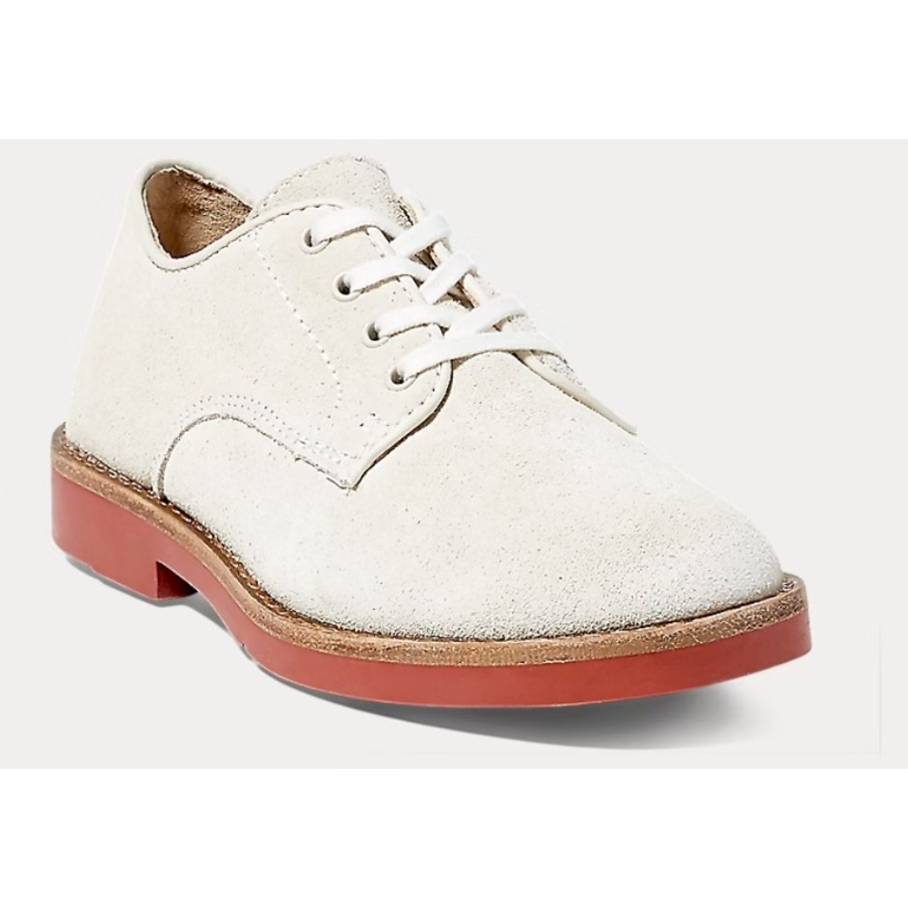 Barton Suede Oxford Youth 3.5 White NEW Boys Shoes Dress‎ Shoes